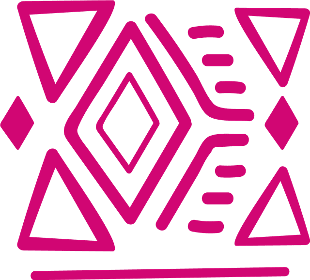 Tribal accent graphic